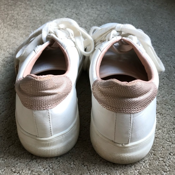 Topshop white lace up sneakers-size 39 (8.5) - Picture 4 of 6